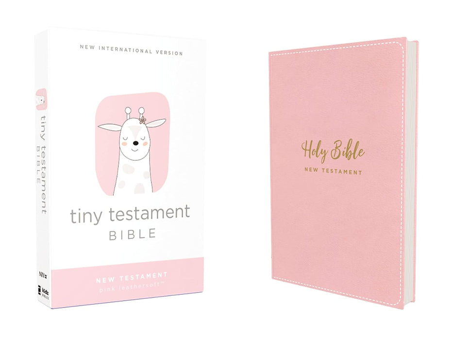 NIV, Tiny Testament Bible, New Testament, Leather soft, Pink, Comfort Print