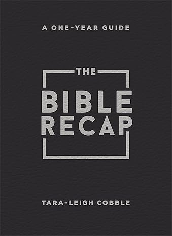 The Bible Recap: Personal Size - Bonded Leather, Black