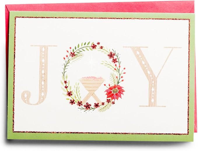 DaySpring - Joy - 18 Boxed Christmas Cards and Envelopes, KJV