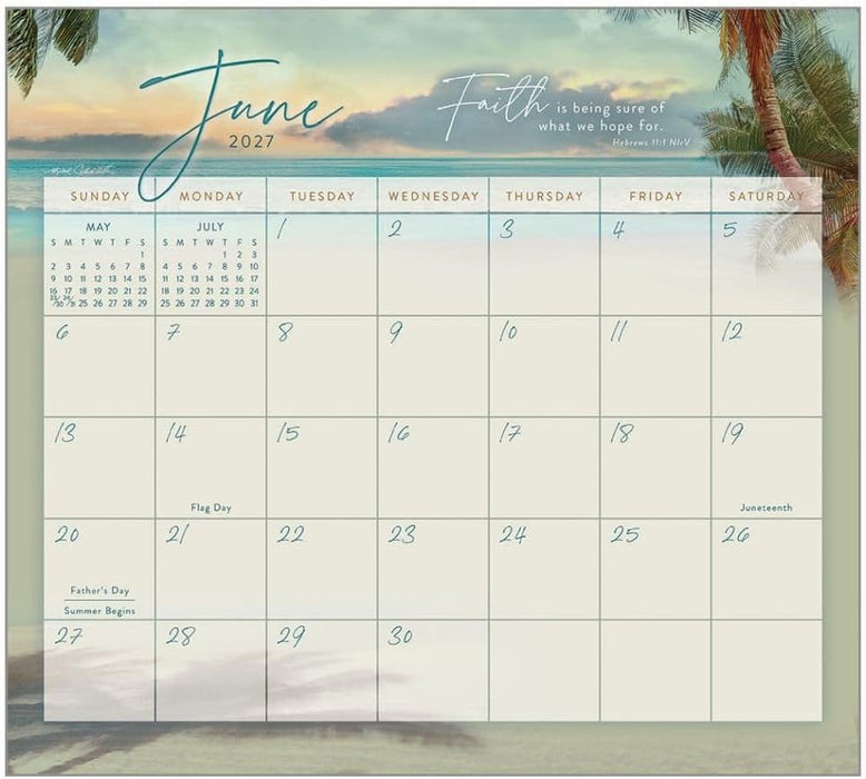 Seaside Serenity 2027 Wall Calendar