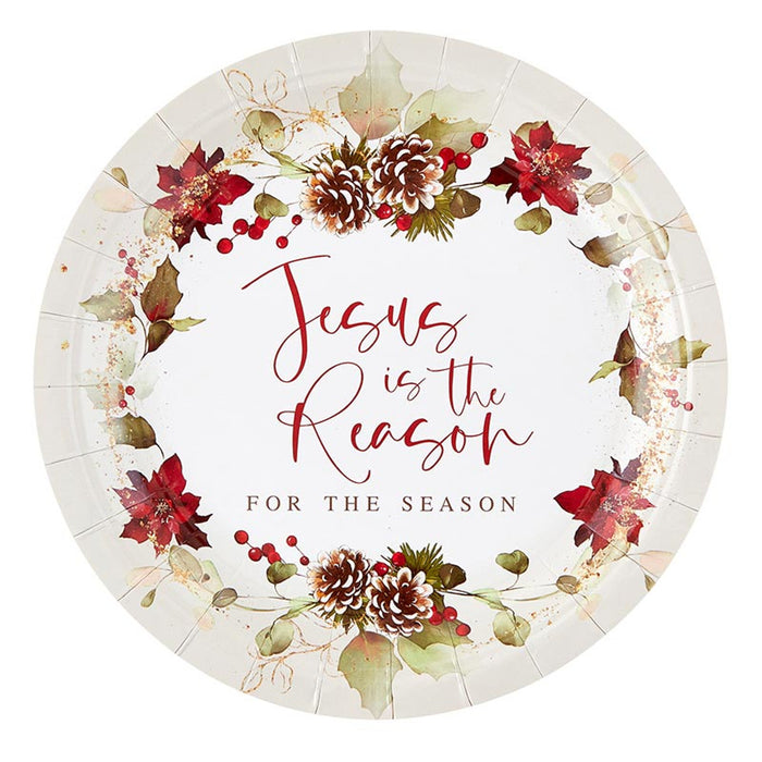 Jesus is the Reason paper plate 6"