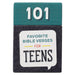 101 Fav Bible Verses for Teens Teal & Blue Box of Blessings - Morning Star Christian Bookstores
