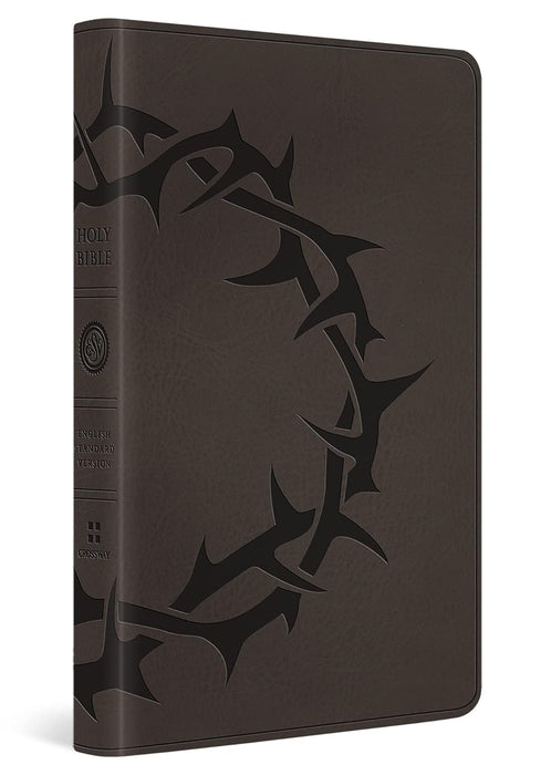ESV Premium Gift Bible Charcoal Crown - Morning Star Christian Bookstores