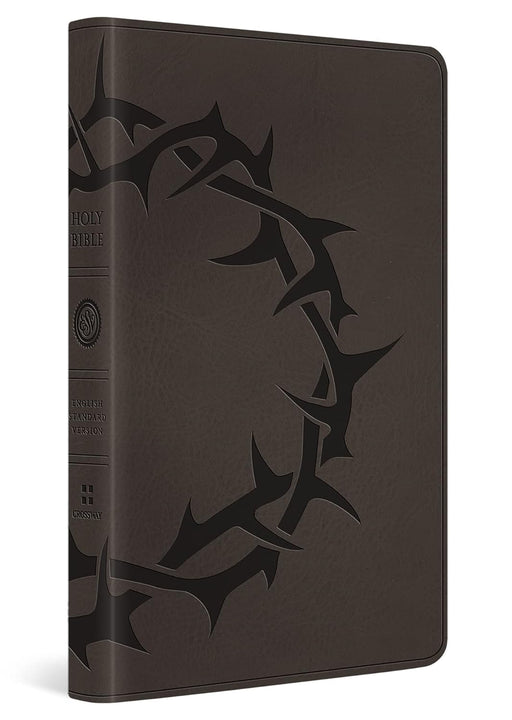ESV Premium Gift Bible Charcoal Crown - Morning Star Christian Bookstores
