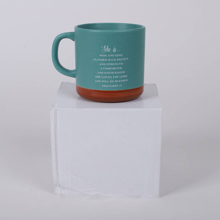Mug Pastor's Wife Light Aqua 13oz
