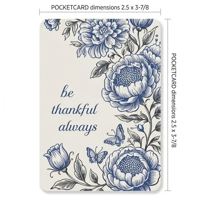 Pocketcard Be Thankful Always