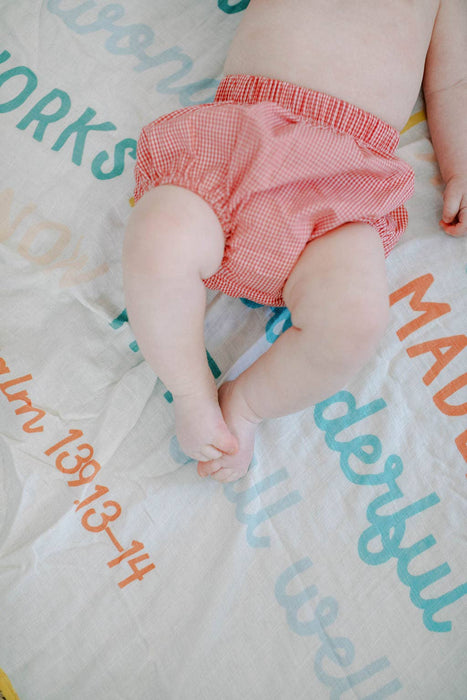 Psalm 139 Muslin Baby Blanket
