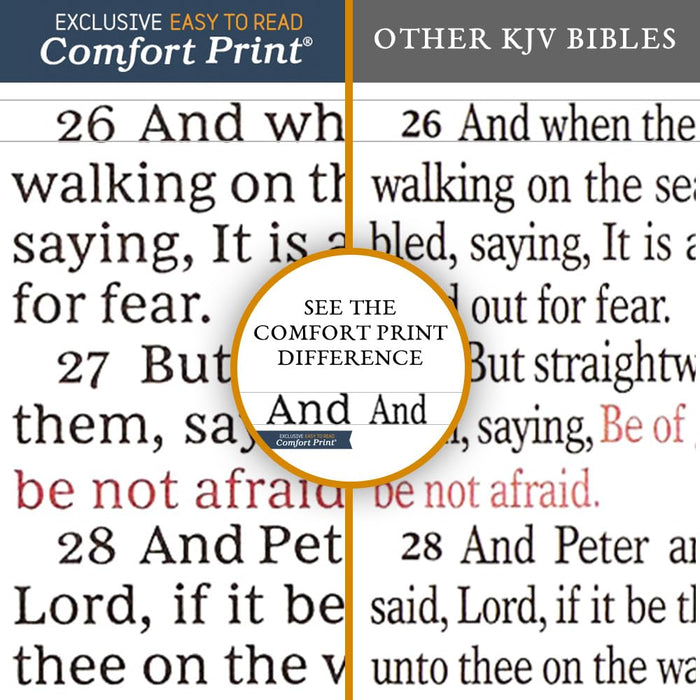 KJV, The Everyday Bible, Leathersoft, Black, Red Letter, Comfort Print - Morning Star Christian Bookstores