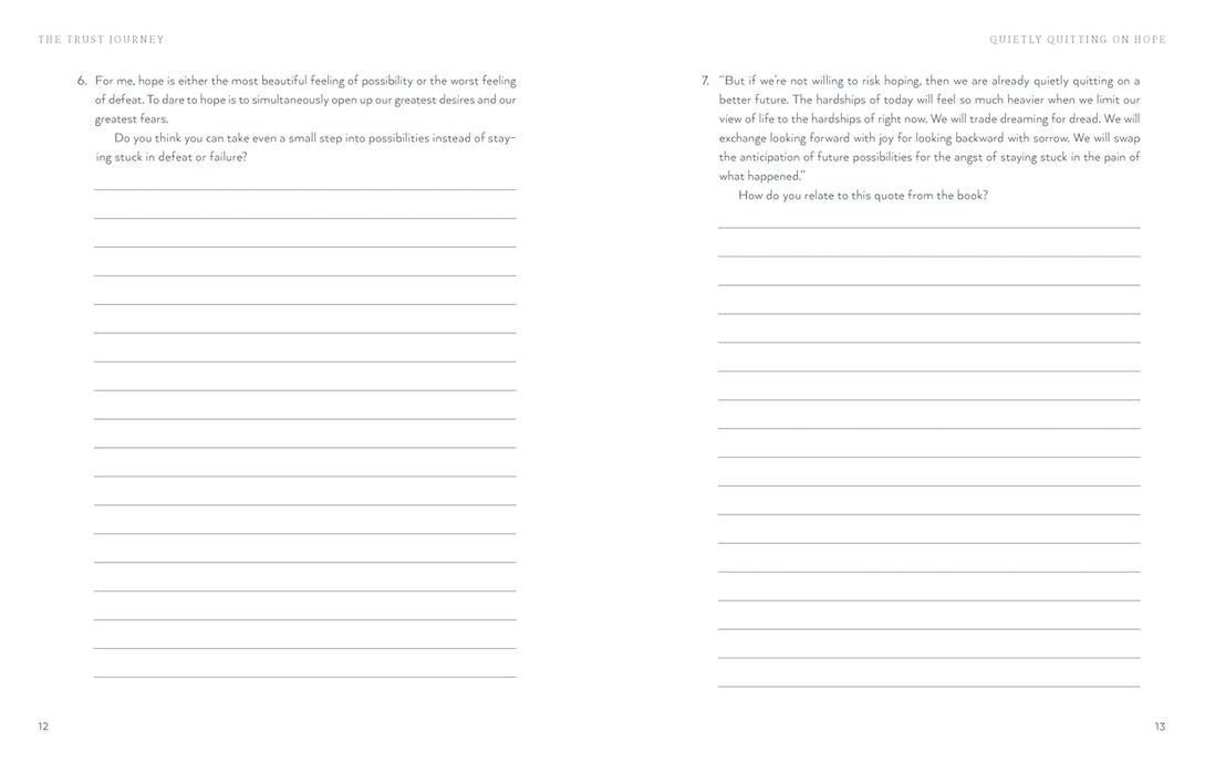 Trust Journey Guided Journal - Morning Star Christian Bookstores