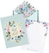 Trust in the LORD Blue Floral Writing Paper and Envelope Set Proverbs 3:5 - Morning Star Christian Bookstores