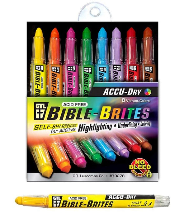 ACCU-DRY BIBLE-BRITES SET OF 8 - 35316