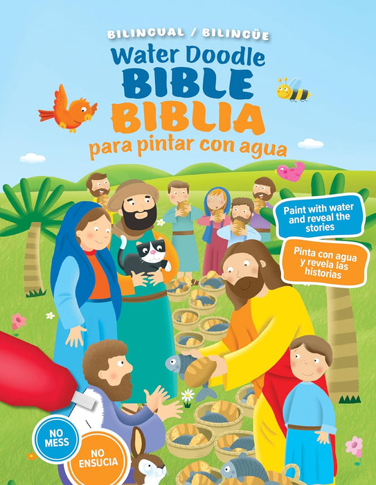 Water Doodle Bible/Biblia para pintar con agua (bilingual)