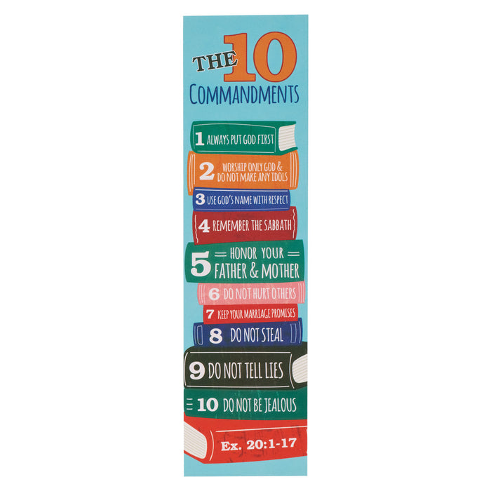 The Ten Commandments Sunday School/Teacher Bookmark Set - Morning Star Christian Bookstores