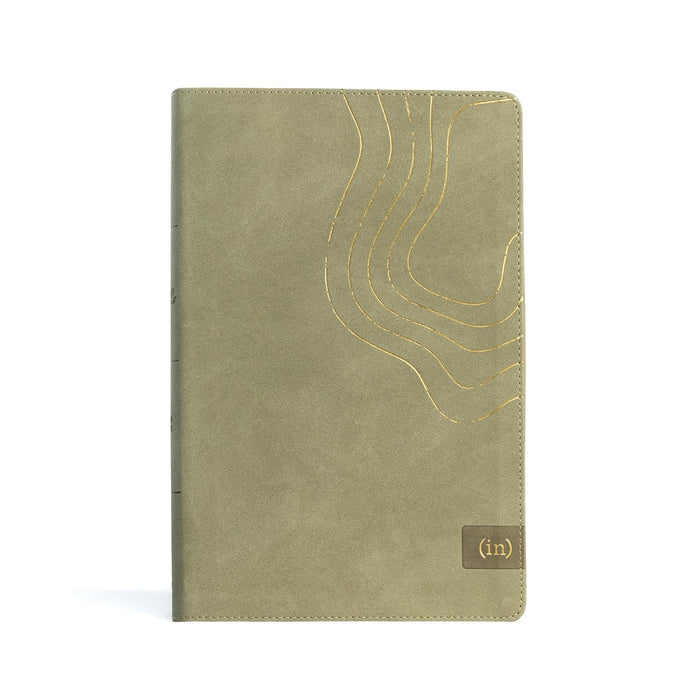 CSB (In)Courage Devotional Bible, Sage Leathertouch - Morning Star Christian Bookstores