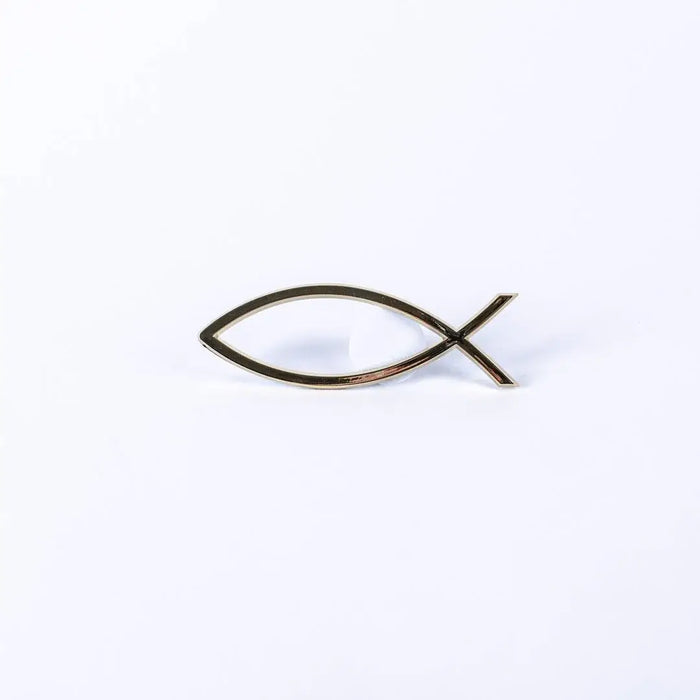 Auto Emblem - Fish - Gold