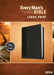 NIV Every Man's Bible Lg Print LeatherLike Onyx/Black - Morning Star Christian Bookstores