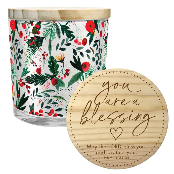 Christmas Cheer Candle A Blessing