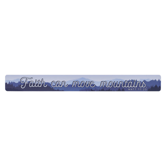 MAGNETIC STRIP BLUE FOREST FAITH CAN MOVE - Morning Star Christian Bookstores
