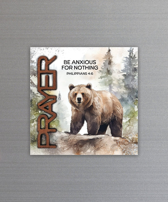 Be Anxious For Nothing Magnet-Plaque