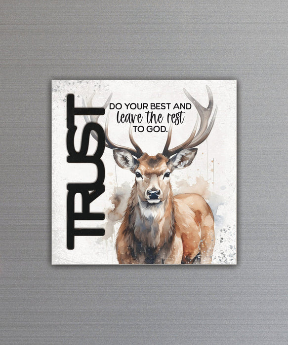 Do Your Best Magnet-Plaque