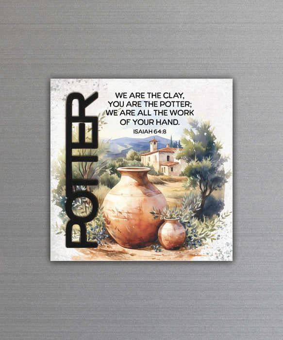 We Are the Clay Magnet-Plaque