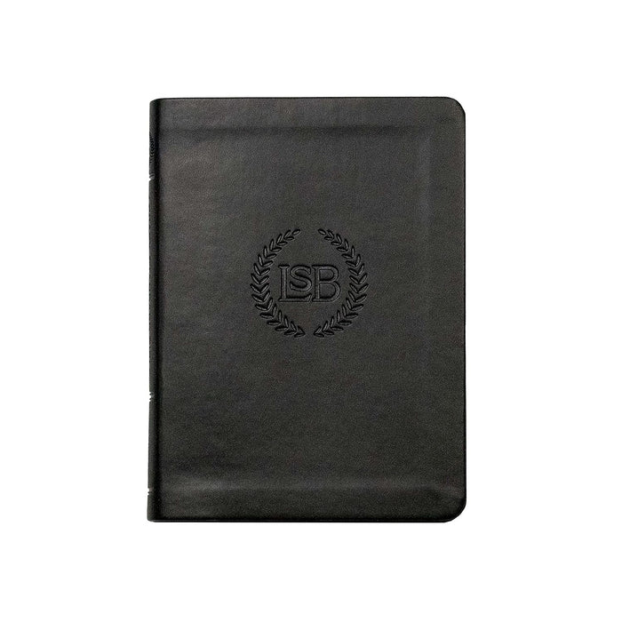 Legacy Standard Bible, New Testament with Psalms and Proverbs Logo Edition - Black Faux Leather