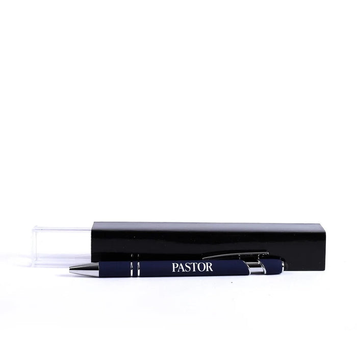 Gift Pen - Pastor - Navy - Stylus Tip