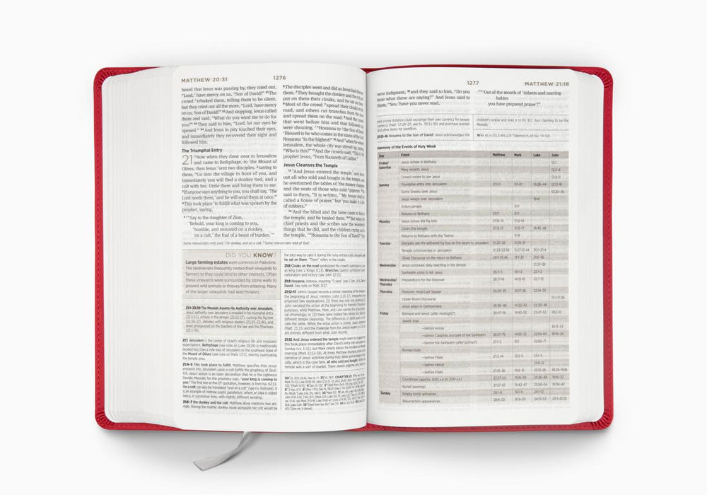 ESV Student Study Bible® TruTone®, Berry, Floral Design