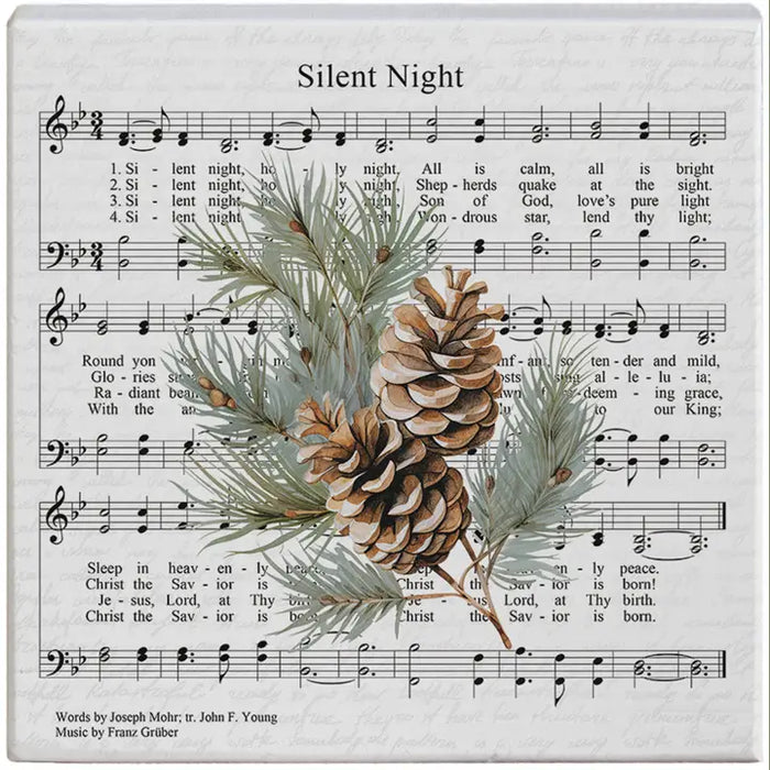 Silent Night Greenery - Small Talk Square