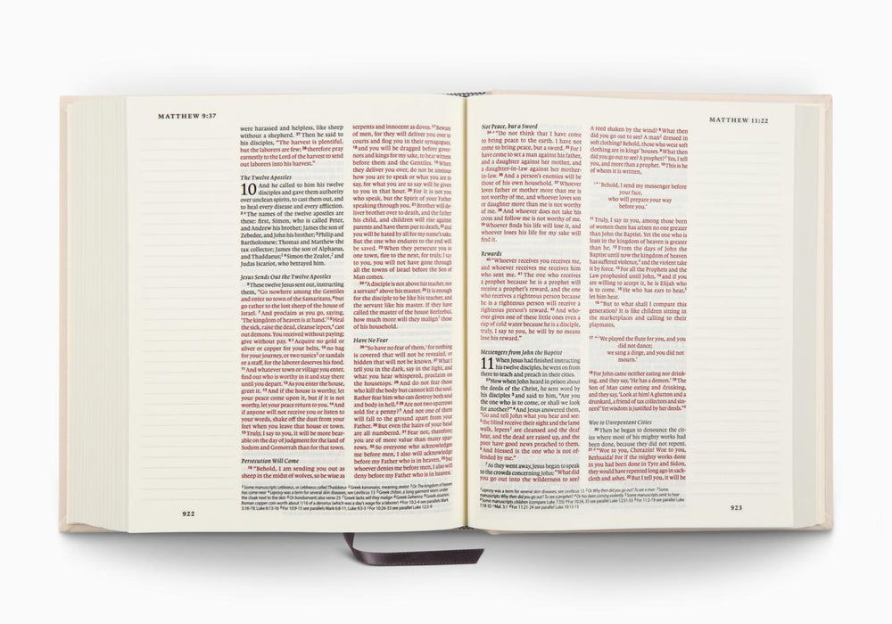 ESV Journaling Bible, Red Letter, Cloth over Board, Flowers Design