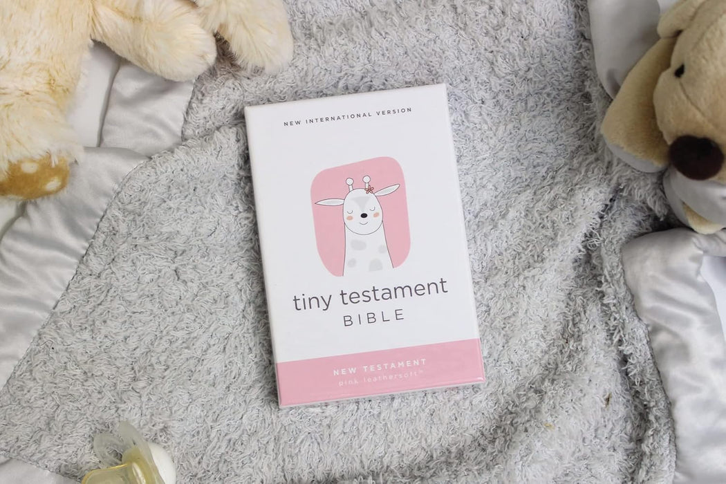 NIV, Tiny Testament Bible, New Testament, Leather soft, Pink, Comfort Print