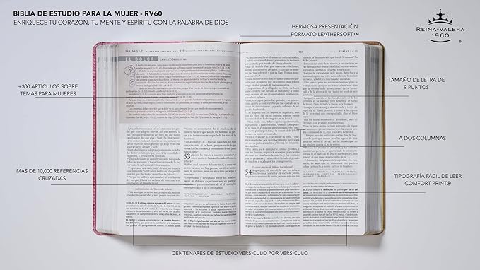 RVR60 Biblia de Estudio Para la Mujer