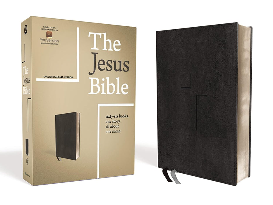 ESV The Jesus Bible Black Leathersoft