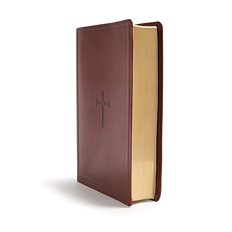 CSB SUPER GIANT PRINT REF BIBLE, BROWN LEATHERTOUCH