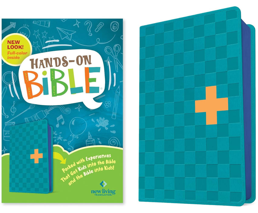 NLT Hands-On Bible, Third Edition LTHRL, Blue Check Cross