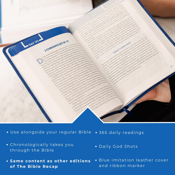 The Bible Recap: A One-Year Guide to Reading and Understanding the Entire Bible, Personal Size Imitation Leather