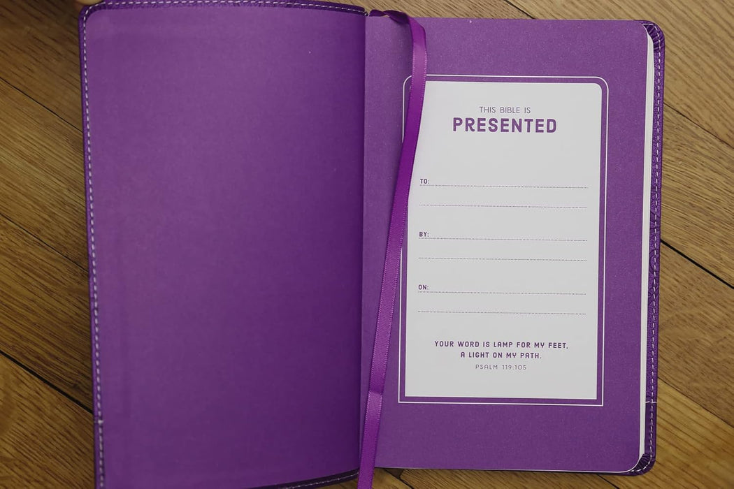 NIV, Bible for Kids, Leathersoft, Purple