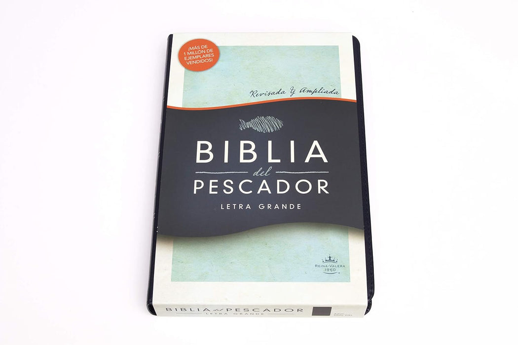 RVR1960 Biblia del Pescador Letra Grande Azul Símil Piel (FISHER OF MEN BIBLE LP BLUE LTHRTOUCH)