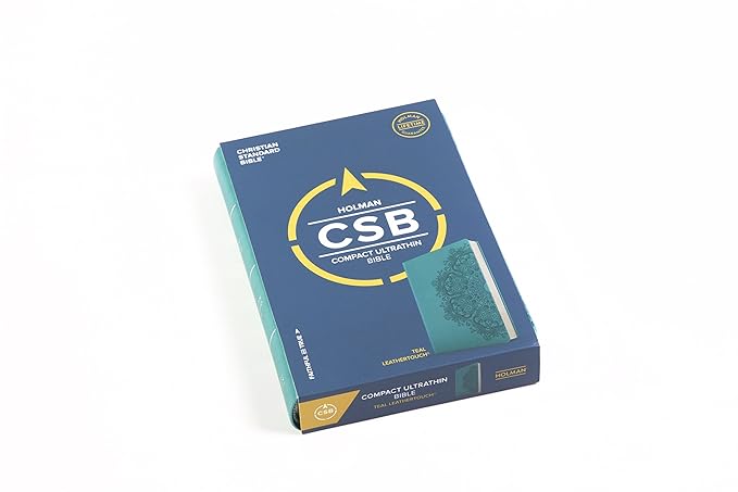 CSB COMP ULTRATHIN BIBLE, TEAL LT