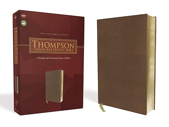 NKJV Thompson Chain-Reference Bible Leathersoft Brown