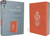 NIV, Thinline Bible, Leathersoft, Coral, Zippered, Red Letter, Comfort Print - Morning Star Christian Bookstores