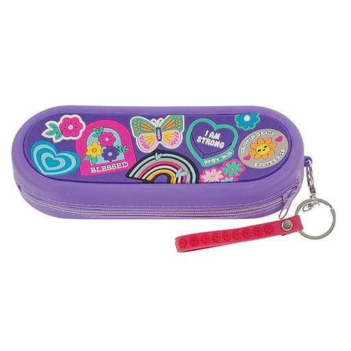 Shine for Jesus Purple Silicone Pencil Case - Morning Star Christian Bookstores