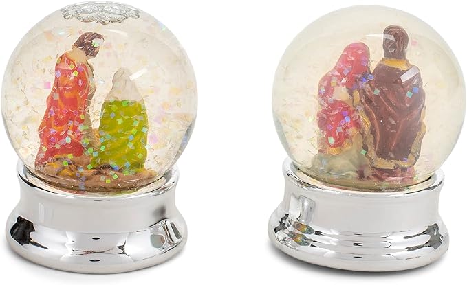 Mini Nativity Snow Globe