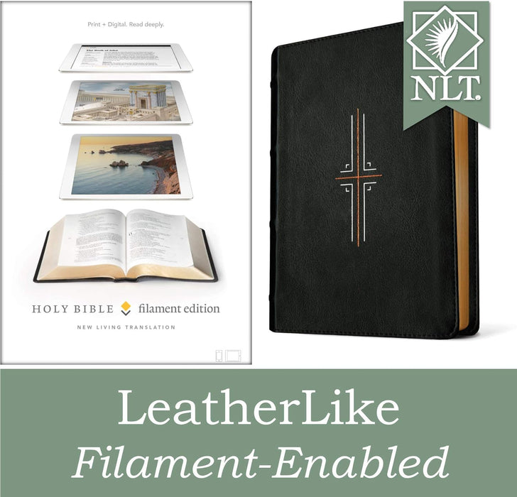 NLT Filament Bible LeatherLike Black