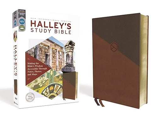 NIV Halley's Study Bible Brown Lthrsoft - Morning Star Christian Bookstores