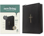 NLT Compact Giant Print Zipper Bible, Filament-Enabled Edition, Black Cross, Indexed - Morning Star Christian Bookstores