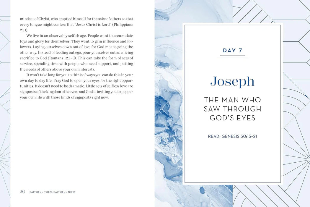 Faithful Then, Faithful Now: Unlock Ancient Wisdom for a Confident Life Today (A 40-Day Devotional)