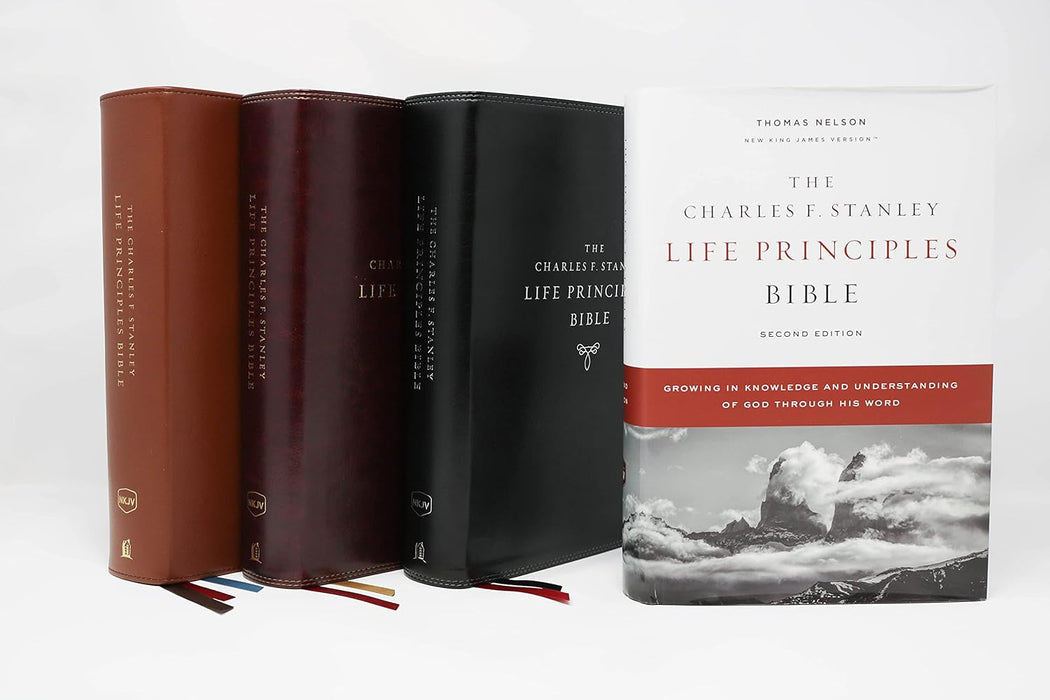 NKJV Charles F. Stanley Life Principles Bible 2nd Ed HC