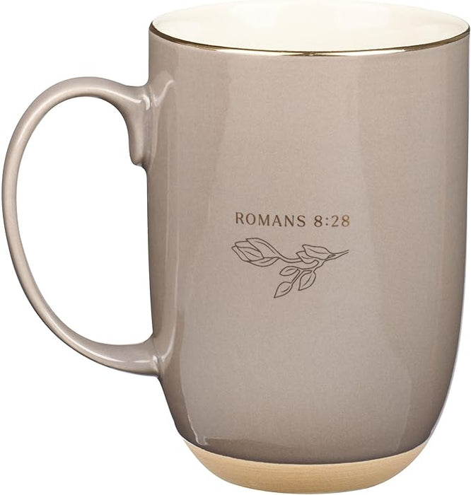 All Things Good Taupe Mug