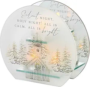 Tealight Holder Church Silent Night